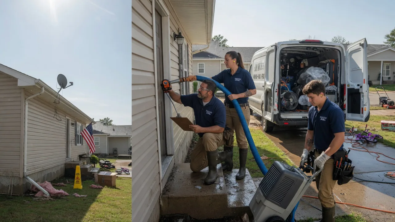Ceiling Water Damage Restoration in Waldron, MI near me